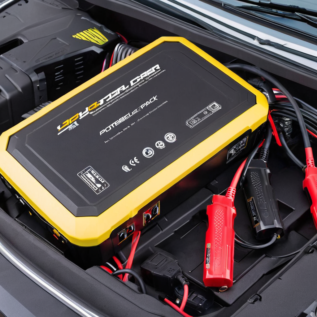 portable battery pack to jump start car