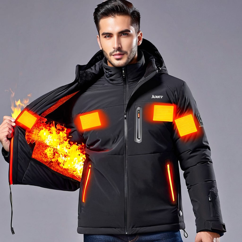 Heated Jacket with warm elements