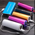 multi-colored battery banks